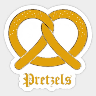Funny Foodie Oktoberfest Im Just Here For The Pretzel T-shirt Sticker